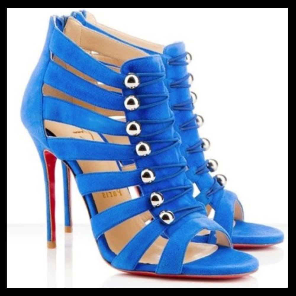Christian Louboutin suede sandals